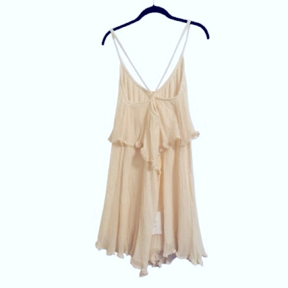 Jen’s Pirate Booty cream cotton dress/coverup - Picture 6 of 9